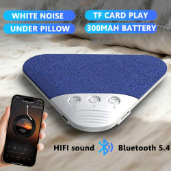 Mini Altavoz Bluetooth Recargable con Sonido Blanco para Dormir, Barra de Sonido Inalámbrica, Reproductor de Música, Compatible con Tarjeta TF, Apagado Programado