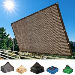 Malla de Protección Solar UV Multiusos para Jardín, Balcón, Cubierta para Plantas, Pantalla de Privacidad Duradera