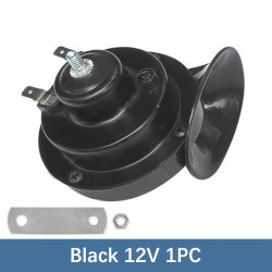 Bocina de tren súper fuerte de 12V, altavoz automotriz impermeable de 300DB, señal de sonido eléctrica Universal para coche, motocicleta, camión y barco