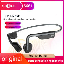 Original SHOKZ OpenMove S661 auriculares de conducción ósea IP55 auriculares inalámbricos resistentes al agua Bluetooth 5,1 auriculares deportivos de oído abierto