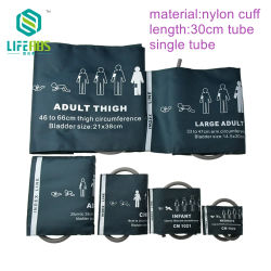 Manguito BP de presión arterial médica para la parte superior del brazo, accesorio para Monitor de señal Vital, tubo único, para adultos, bebés y niños