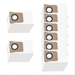 Paquete de 8 bolsas de aspiradora para Robot aspirador Xiaomi H40/OV51, bolsa de aspiradora higiénica, contenimiento de polvo, resistente a desgarros