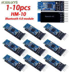 Módulo Inalámbrico Transparente HM-10 BLE 4.0 (Bluetooth Low Energy) UART Bidireccional con Convertidor de Nivel Lógico de 3.3V/5V para Arduino