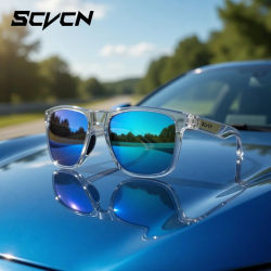 Gafas de Sol Polarizadas SCVCN para Senderismo, Pesca, Ciclismo, Gafas de Moda con Protección UV400 para Hombres, Gafas Deportivas para Bicicleta de Montaña y Ciclismo al Aire Libre