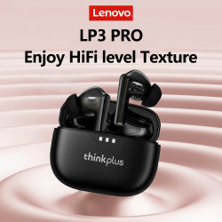 Auriculares inalámbricos Lenovo LP3 Pro, con tecnología Bluetooth 5.3, sonido de alta fidelidad, reducción de ruido, baja latencia y diseño deportivo.