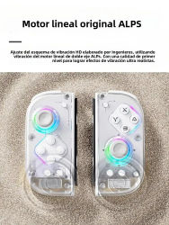 Control Inalámbrico Bluetooth J20 para Nintendo Switch/2, Gamepad Izquierdo y Derecho, Joy-con para Wii, con Botón Trasero Sensorial para PC e iOS