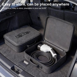 Estuche de Almacenamiento para Cargador de Vehículos Eléctricos, Organizador de Cables de Carga para Vehículos Eléctricos, Bolsa Organizadora de Cables para Auto