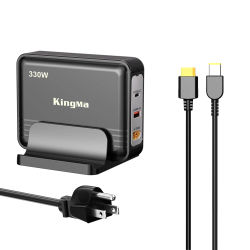 Adaptador de Corriente para Portátil GaN de 330W, Compatible con Lenovo Legion Pro y ThinkPad Series (R9000P/Y9000K), Reemplazo de Cargador de 300W