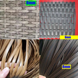 Ramo plano sintético degradado Retro, 500g, manualidades Diy, rollo de tejido, reparación de muebles, sofá, mesa, silla, decoración de cesta