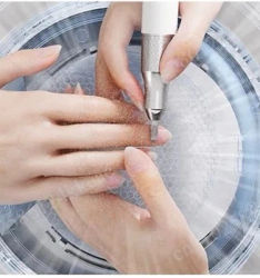Aspirador de Uñas sin Escobillas, Removedor de Polvo, Filtro de Polvo para Pulido, Almacenamiento de Energía, Silencioso, Gran Succión, Herramienta para Uñas