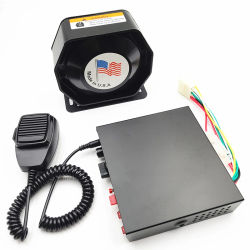 Alarma, ambulancia, unidad de camión de bomberos, alarma montada en vehículo específica del departamento, bocina de apertura de carretera, altavoz con cable modificado 12V