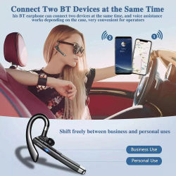 Auriculares inalámbricos con Bluetooth, auriculares individuales para conducir, auriculares con micrófono, cancelación de ruido, manos libres, YYK-520 nuevo