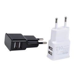 Adaptador de Corriente Universal, Cargador USB de 5V 2A, Convertidor de Corriente de CA a CC, de 220V a 5V, Tamaño Compacto para Teléfonos y Dispositivos Electrónicos