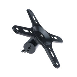 1 Juego de soporte de montaje para monitor portátil, placa VESA con orificio para tornillo de 1/4 pulgadas a 100x100MM 75x75MM, juego de tornillos M4, soporte de montaje en pared