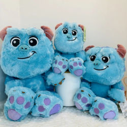 Juguetes de peluche de la Universidad de Monsters sentado, animales de peluche Baby Sulley Sullivan, muñecos suaves para niños, regalos para niños