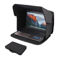 Parasol portátil para ordenador portátil, parasol plegable de 12-16 pulgadas, visera antideslumbrante para Monitor, parasol para trabajo al aire libre para Macbook
