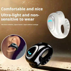 1PC Auriculares Inalámbricos Bluetooth 5.4 Ultraligeros Deportivos con Gancho para la Oreja Mini HiFi Estéreo Impermeables para Juegos Regalos
