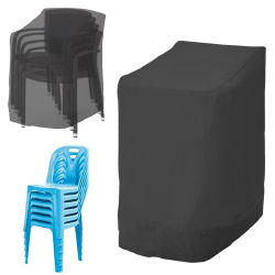 Cubierta antipolvo para silla apilada, muebles de jardín para exteriores, mesa, sofá, cubierta para silla, almacenamiento protector impermeable para Patio, alta calidad