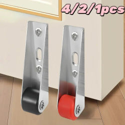 Rodillo direccional montado lateral silencioso para muebles, soporte de puerta de acero inoxidable, rueda móvil, ruedas de puerta de polea multifunción