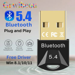Adaptador USB Bluetooth para Pc, receptor Dongle USB Bluetooth 5,4/ 5,3/ 5,1/ 5,0 para altavoz, ratón, teclado, transmisor de Audio y música
