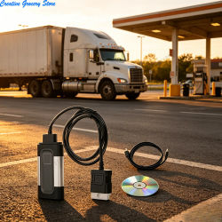 Escáner de Diagnóstico OBD2 Autocom CDP Pro DS150E VCI 2021.11 para Automóviles y Camiones, USB y Bluetooth con Keygen para Windows