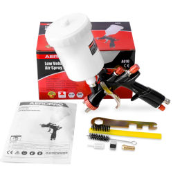 Pistola pulverizadora de aire AEROPRO R500 LVLP A610 Pistola de pintura automotriz para pintura de casa, automóviles, muebles, barniz y capa superior