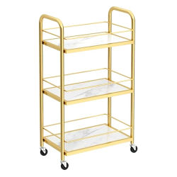 Carros simples de salón de arte del hierro, carrito de herramientas multicapa para Spa de belleza, muebles de salón modernos, estante de almacenamiento de aperitivos para el hogar, carrito para