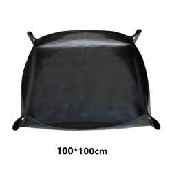 Estera para repottar plantas, estera para trasplante impermeable, estera para macetas suculentas para interiores, estera de jardinería portátil