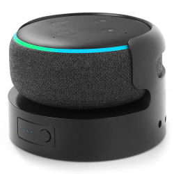 Echo Dot 3.a Base de batería portátil recargable Alexa altavoz inteligente soporte de batería para Echo Dot 3.a Base de batería de 5200mAh/10400mAh