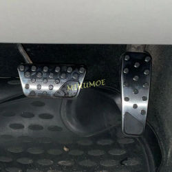 Para 2008-2023 Dodge Challenger Charger Chrysler 300/300C Juego de cubierta de almohadilla de Pedal de acelerador de freno de gas de acero inoxidable