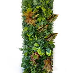 Panel de pared de planta subtropical Artificial de 40x120CM, Panel de pared de fondo, planta verde, valla de césped, decoración de fondo de boda