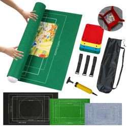 Manta de almacenamiento de rompecabezas para niños, juguetes de rompecabezas, múltiples especificaciones con bolsa, regalos portátiles de educación temprana para padres e hijos TMZ