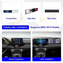 Para Hyundai I30 2017 2018 2019 - 2022 inalámbrico Apple Bluetooth 24,6 pulgadas Android Radio Carplay Multimedia pantalla táctil estéreo 4G