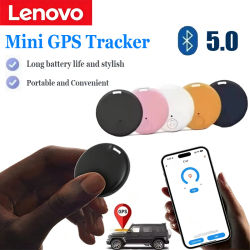 Mini rastreador GPS Lenovo con Bluetooth 5,0, localizador inteligente para mascotas, ancianos, niños, billetera, localizador de coche para IOS y Android, nuevo