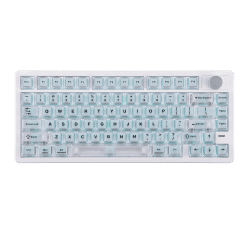 Teclado para Juegos EPOMAKER HE75 V2 75% ANSI US Layout, Cableado/Bluetooth/Inalámbrico de 2.4Ghz, con Efecto Hall, Disparo Rápido y SOCD