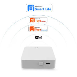 Hub Inteligente Multimodo ZigBee Bluetooth, Control Remoto Inalámbrico para Electrodomésticos Inteligentes, Puente para Tuya Smart Life y Alexa