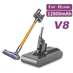Batería de repuesto Dyson V8 21,6 V 12800mAh para aspiradora de mano Dyson V8 Absolute sin cable batería Dyson V8