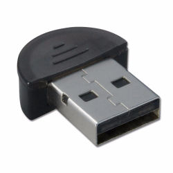 Mini adaptador Bluetooth 2.0 USB para PC y portatil, conexion de auriculares y perifericos inalambricos