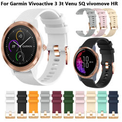 Correa de silicona para reloj Garmin Vivoactive 4 4S Forerunner 245 645 Vivoactive 3 18 20 y