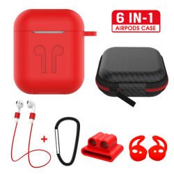 Funda protectora 6 en 1 para AirPods 2 3 funda de silicona para auriculares Air Pods 2 3 Pro