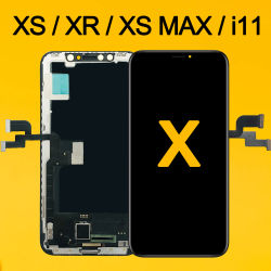 Pantalla LCD OLED AAA para iPhone X XS XR MAX Inell LCD 11 digitalizador de pantalla táctil