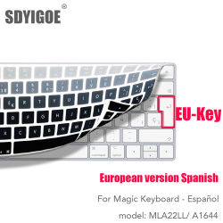 Funda de silicona para teclado inalámbrico de Apple Protector de teclado mágico IMAC versión EU
