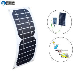 mini panel solar placa solar 5w 6v 12v célula solar 5v cargador teléfono USB para banco energía