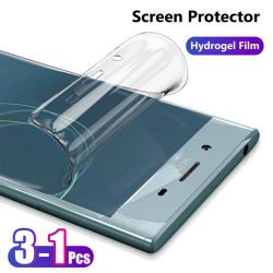 Protector de pantalla de película de hidrogel de TPU suave para Sony Xperia 1 10 5 II III IV