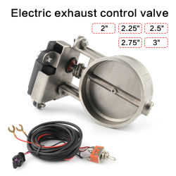 Válvula de Control de escape eléctrica válvula de Control de escape de 2 "/2 25"/2 5 "/2 75"/3 "