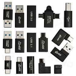 cabo otg tipo c adaptador usb hembra a hembra usb 90 grados USB 3 1 tipo C hembra A USB una hembra B