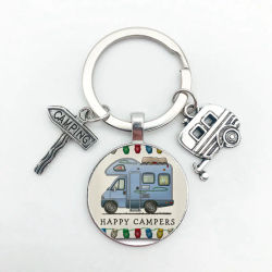 LLavero de Camper Wagon llavero de Camping I Love llavero de remolque regalo conmemorativo de