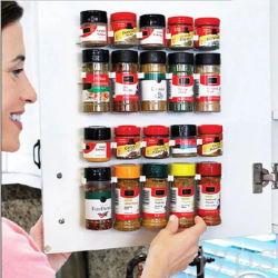 4 Uds.especieros para cocina organizador de cocina ingredientes de montaje en pared organizador