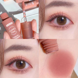 Cappuvini-Crema de sombra de ojos mate maquillaje de ojos nude suave de larga duración resistente