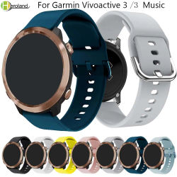 Correa de reloj de 20mm para Garmin vivoactive 3 music/Vivoactive HR/vivoactive 5/Forerunner 645 245